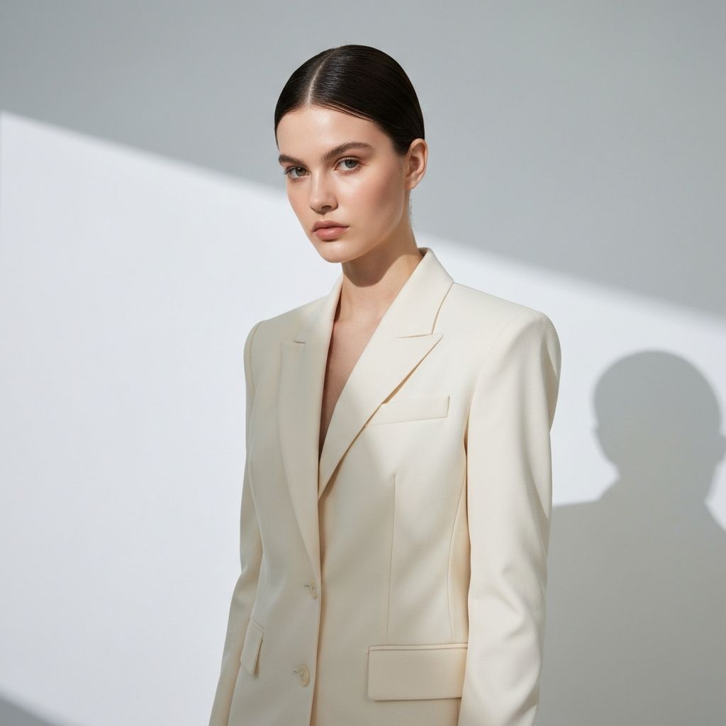 Structured Cream Blazer
