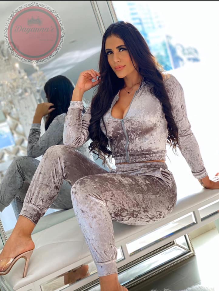 Crushed Velvet Tracksuit